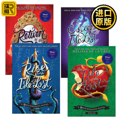 英文原版 The Descendants 后裔系列1-4册 儿童奇幻小说 Melissa de la Cruz 英文版 进口英语原版书籍
