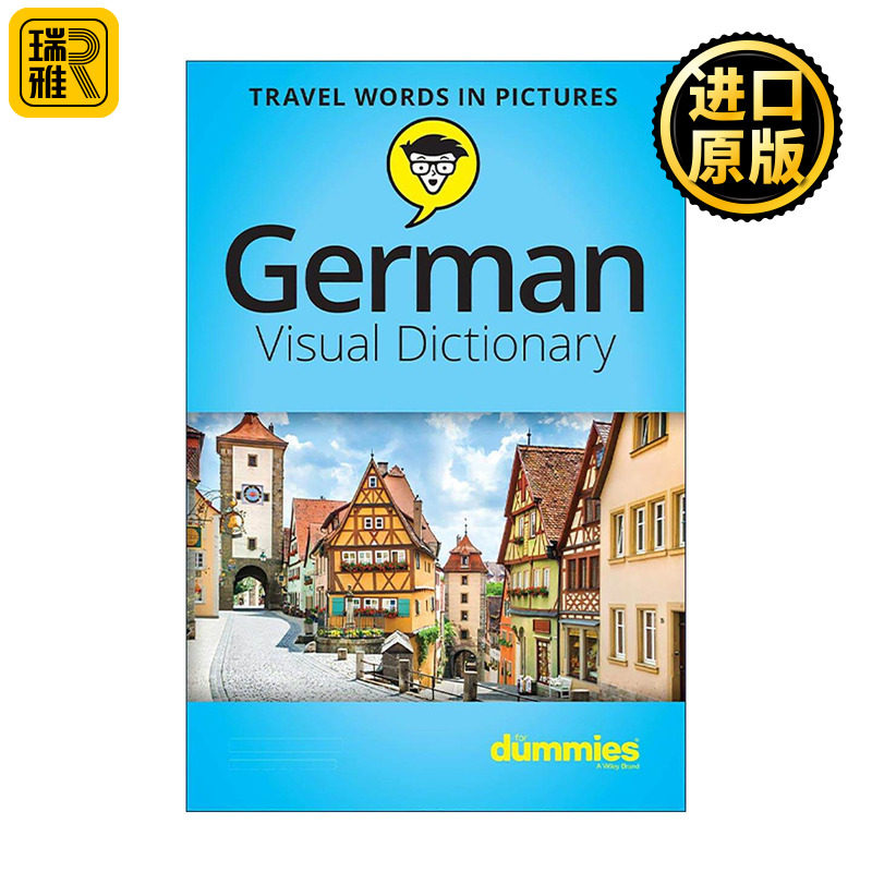 原版 German Visual Dictionary for Dummies 德语图解辞典 进口原版书籍