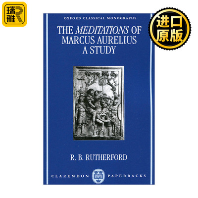 英文原版 The Meditations of Marcus Aurelius: A Study