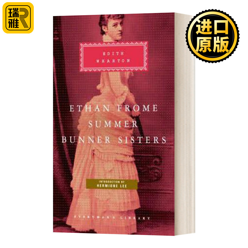 英文原版小说 Ethan Frome Summer Bunner Sisters 伊迪丝 沃顿 伊登 弗洛姆 夏天 邦纳姐妹 Everyman精装版 英文版 进口英语书籍