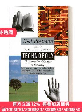 英文原版 Technopoly 技术垄断 文化向技术投降 英文版 Neil Postman 纯全英文版正版原著进口英语书籍