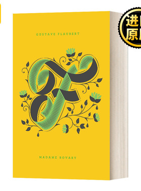 包法利夫人 Madame Bovary Drop Caps Hc 精装 Gustave Flaubert