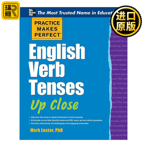 英文原版 Practice Makes Perfect English Verb Tenses 孰能生巧 英语动词时态 英文版 进口英语原版书籍