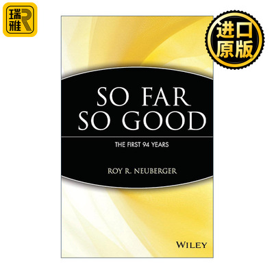 So Far, So Good 来自94年的投资生涯忠告 精装 世纪炒股赢家 罗伊纽伯格
