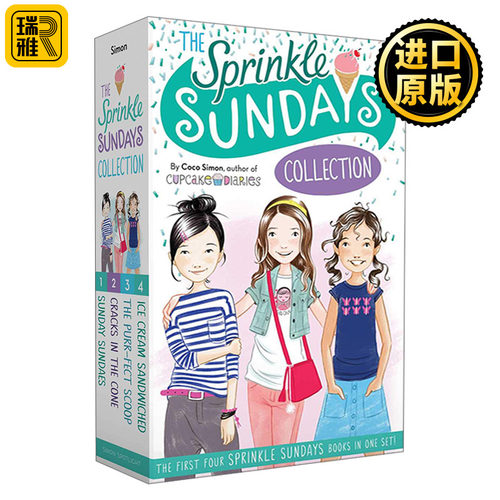The Sprinkle Sundays Collection  周末甜蜜日1-4册套装    青少年友谊小说