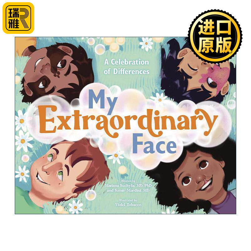 英文原版 My Extraordinary Face 我与众不同的脸蛋 接受并爱自己的独特 儿童精装绘本 梅奥诊所 腭裂 白癜风 进口英语原版书籍