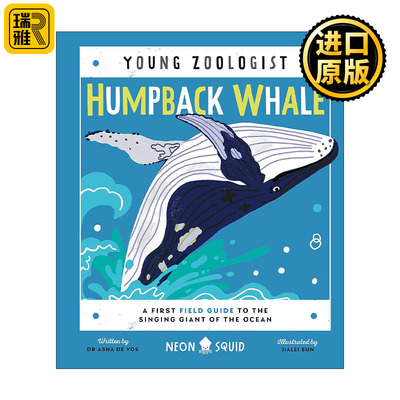 英文原版 Young Zoologist Humpback Whale 小动物学家 座头鲸 儿童科普百科绘本精装 英文版 进口英语原版书籍