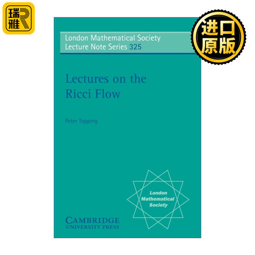 Lectures on the Ricci Flow   Ricci流讲座 伦敦数学会讲义系列