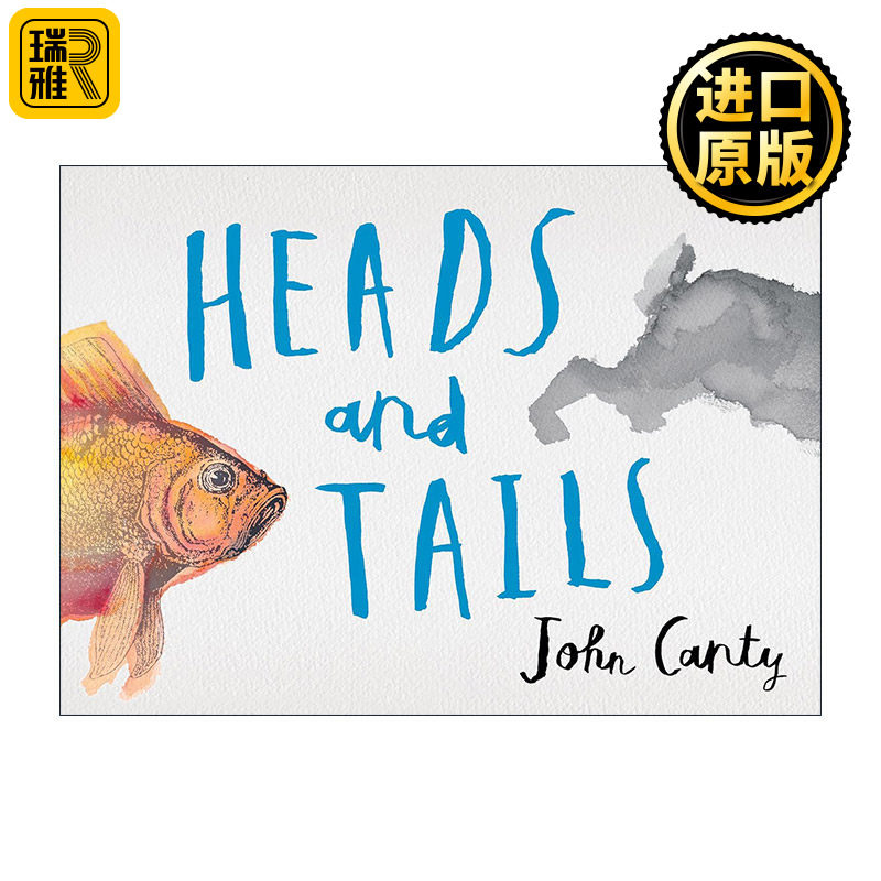 Heads and Tails 头部和尾部 儿童精装动物主题启蒙认知绘本 反义词 John Canty
