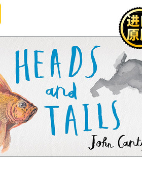 Heads and Tails 头部和尾部 儿童精装动物主题启蒙认知绘本 反义词 John Canty