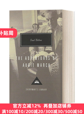 奥吉·马奇历险记 Everyman精装版 英文原版小说 The Adventures Of Augie March 诺贝尔奖得主 索尔贝娄Saul Bellow 进口英语书籍