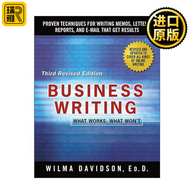 英文原版 Business Writing 商务写作 第3版 威尔玛?戴维森 英文版 进口英语原版书籍