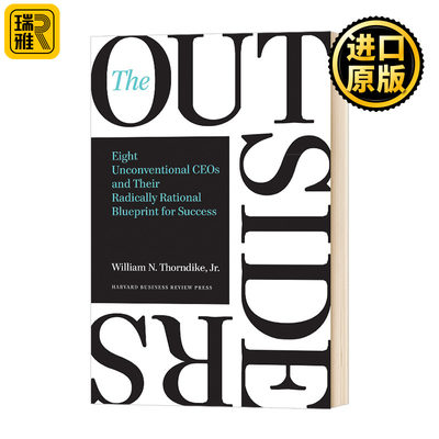 The Outsiders 商界局外人 巴菲特尤为看重的八项企业家特质 英文原版 威廉桑代克 投资的视角看待管理 英语企业管理书籍