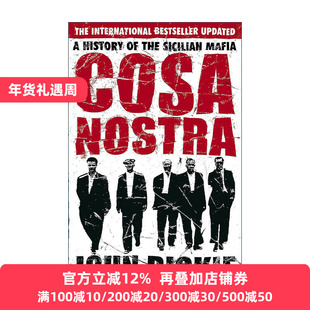 英文原版 Cosa Nostra 献血兄弟 意大利黑手党的历史 约翰·迪基 英文版 进口英语原版书籍