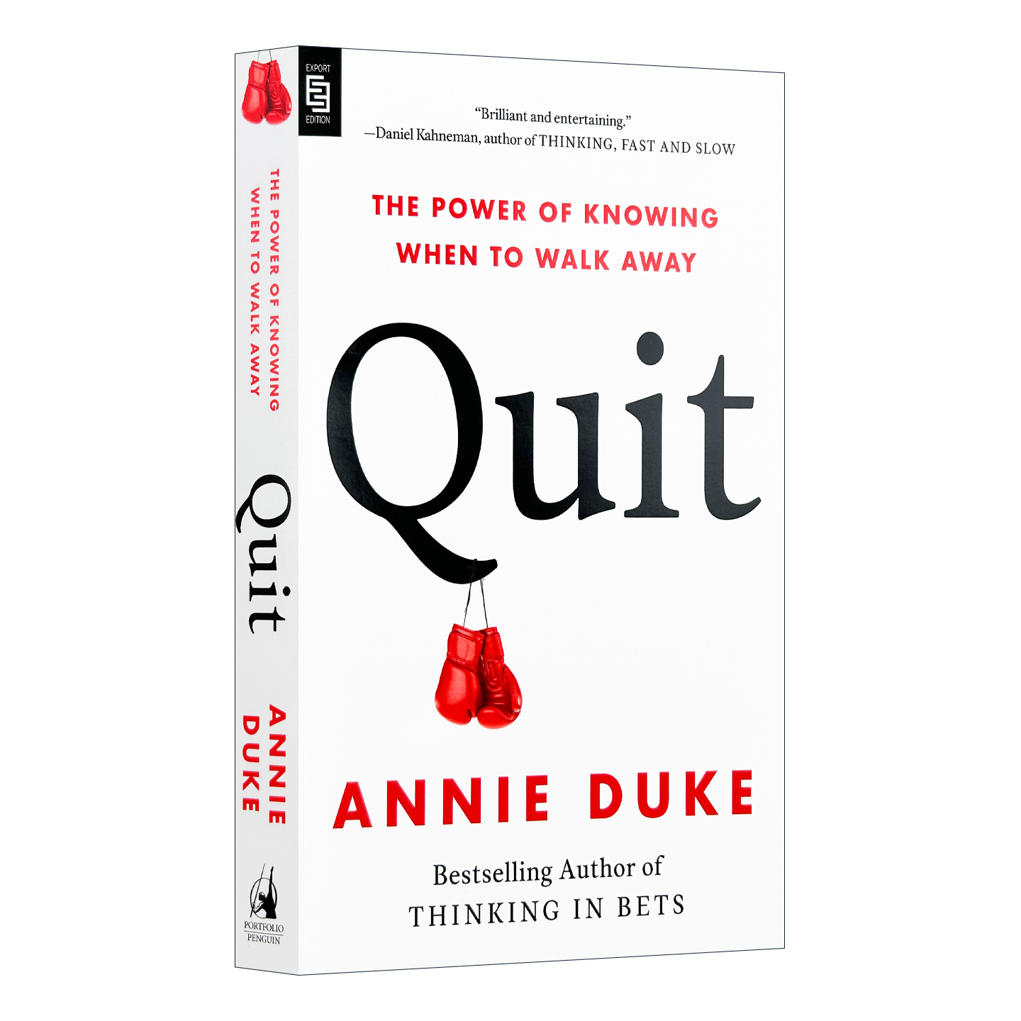 英文原版 Quit (Exp) 退出：知道何时离开也是一种能力 商业管理 决策学 Thinking in Bets作者Annie Duke新书