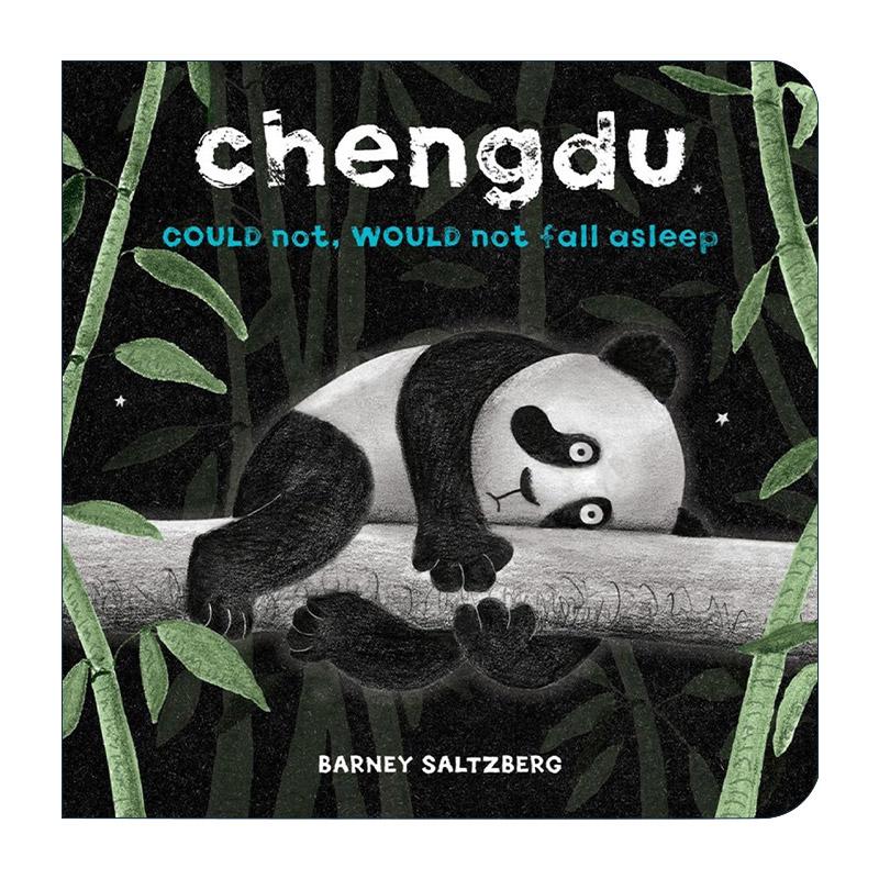 英文原版 Chengdu Could Not Would Not Fall Asleep 小熊猫 成都 睡不着 睡不着 英文版 进口英语原版书籍