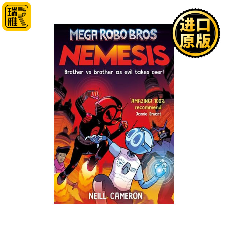 英文原版 Mega Robo Bros Nemesis 超级机器兄弟 报应 Neill Cameron少儿漫画 英文版 进口英语原版书籍