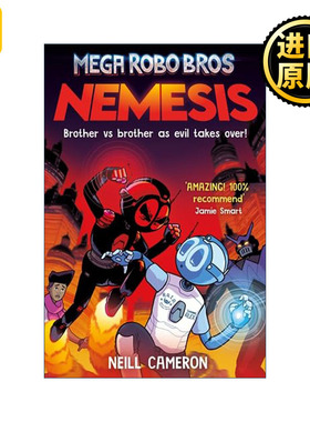 英文原版 Mega Robo Bros Nemesis 超级机器兄弟 报应 Neill Cameron少儿漫画 英文版 进口英语原版书籍