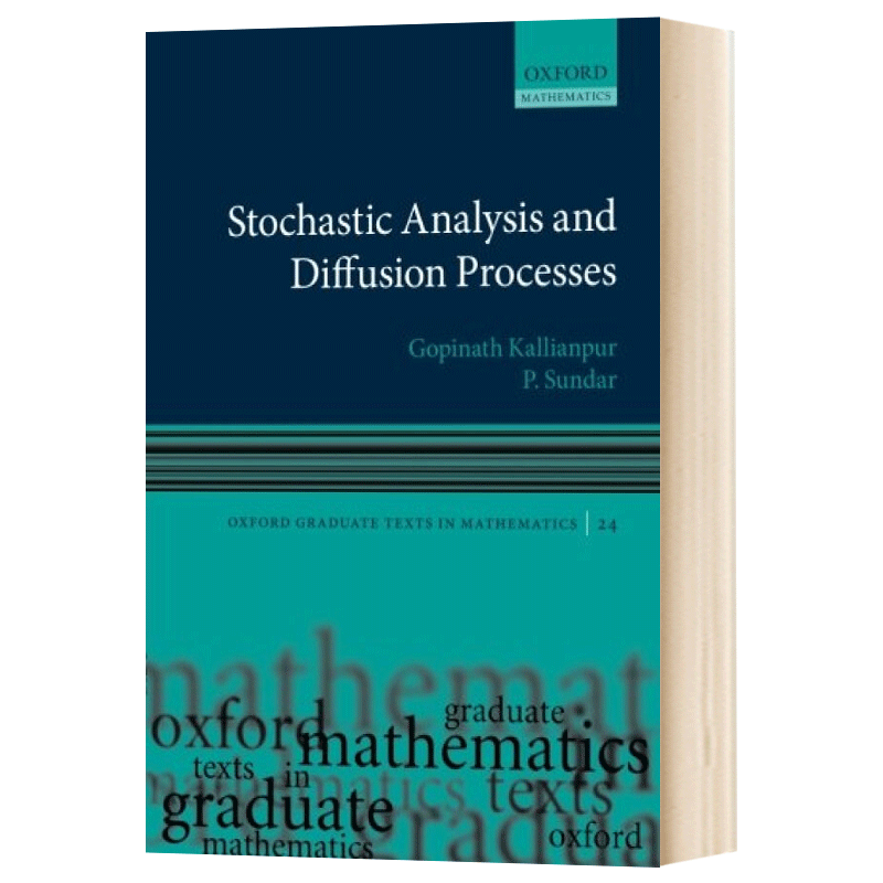 随机分析及扩散过程 英文原版 Stochastic Analysis and Diffusion Processes 英文版Kallianpur, Gopinath全英文版进口原版英语书