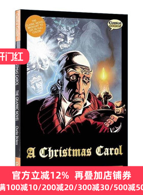 英文原版 Christmas Carol The Graphic Novel Original Text 圣诞颂歌 经典文学全彩漫画版 英文版 进口英语原版书籍