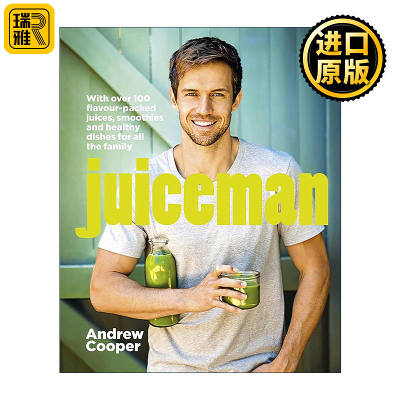 英文原版 Juiceman 活力蔬果汁食谱 科学搭配蔬果 平衡糖分与营养 英文版 进口英语原版书籍