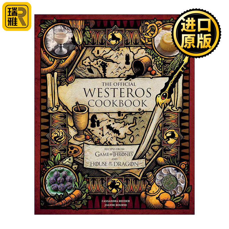 英文原版 The Official Westeros Cookbook 维斯特洛官方食谱书 精装 权利的游戏 英文版 进口英语原版书籍