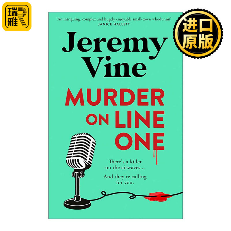 英文原版 Murder on Line One 一号电台谋杀案 Jeremy Vine 畅销侦探推理小说 英文版 进口英语原版书籍