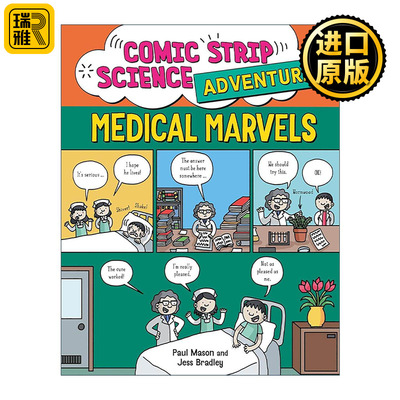 英文原版 Comic Strip Science Adventures Medical Marvels 漫画科学冒险 医学奇迹 儿童科普百科读物 英文版 进口英语原版书籍