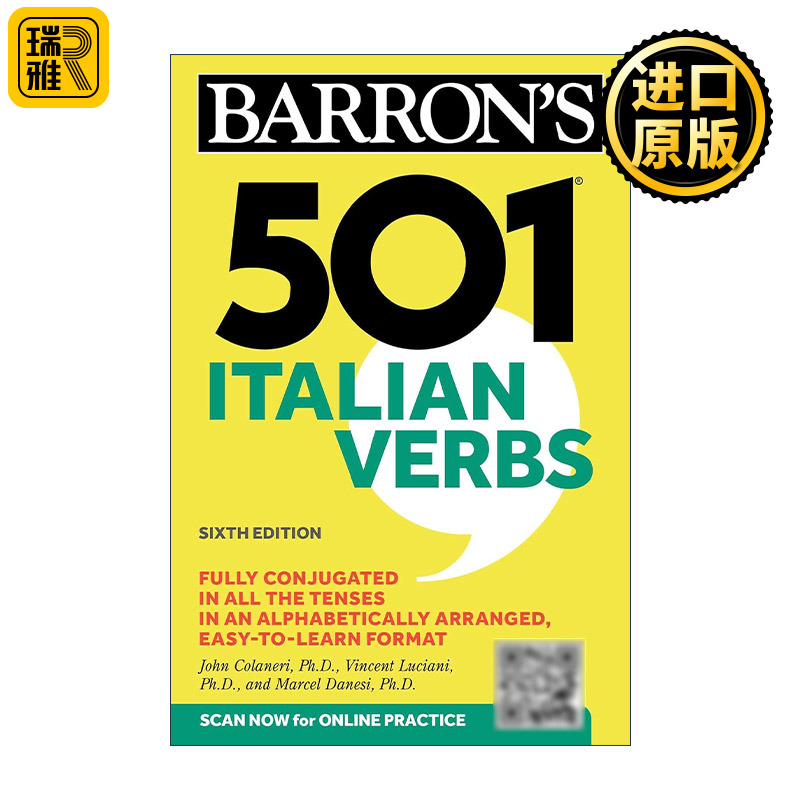 501 Italian Verbs 501个意大利语动词 第6版