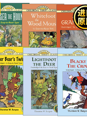 Dover Children's Thrift Classics 桑顿·伯吉斯动物故事书系列6册