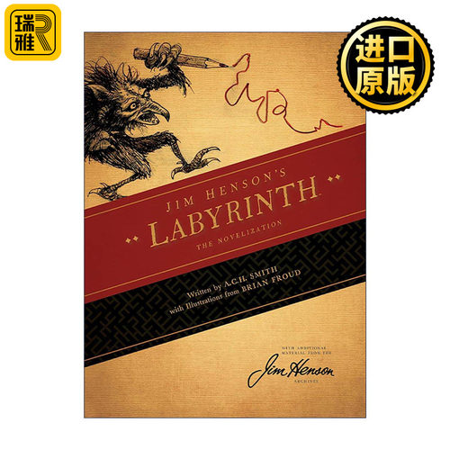 英文原版 Jim Henson's Labyrinth The Novelization 魔幻迷宫 加冕礼 同名奇幻电影漫画 英文版 进口英语原版书籍