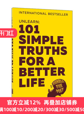 英文原版 Unlearn 101 Simple Truths For a Better Life 摒弃旧念 101个让生活更美好的简单真相 英文版 进口英语原版书籍