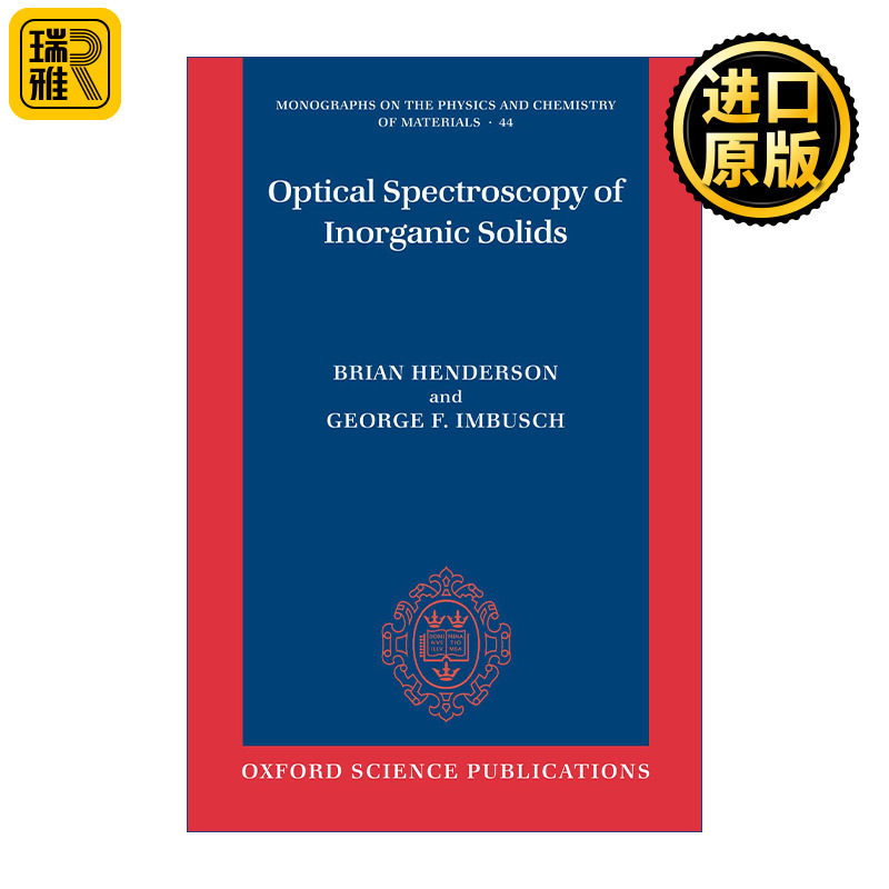Optical Spectroscopy of Inorganic Solids 有机固体光谱学
