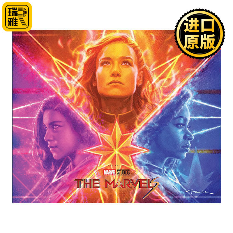 英文原版 Marvel Studios' the Marvels 漫威影业 惊奇队长 电影艺术设定集 精装漫画 英文版 进口英语原版书籍