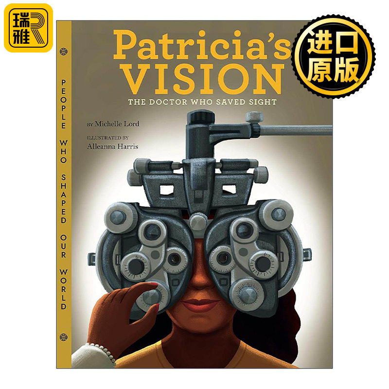 英文原版 Patricia's Vision 改变世界的科学家 帕特里夏?巴斯 拯救视力的医生 精装绘本 英文版 进口英语原版书籍