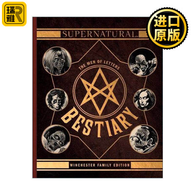 英文原版 Supernatural The Men of Letters Bestiary Winchester 邪恶力量 超自然生物图鉴 影视周边精装设定集 进口英语原版书籍