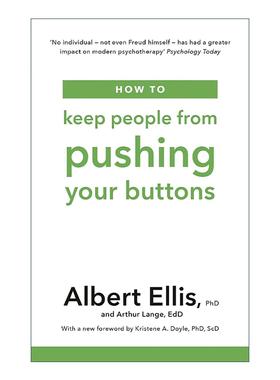 英文原版 How to Keep People From Pushing Your Buttons 我的情绪为何总被他人左右 英文版 进口英语原版书籍