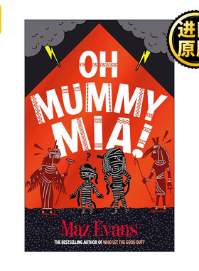 英文原版 Oh Mummy Mia! 古埃及木乃伊大作战 儿童幽默冒险故事书 英文版 进口英语原版书籍