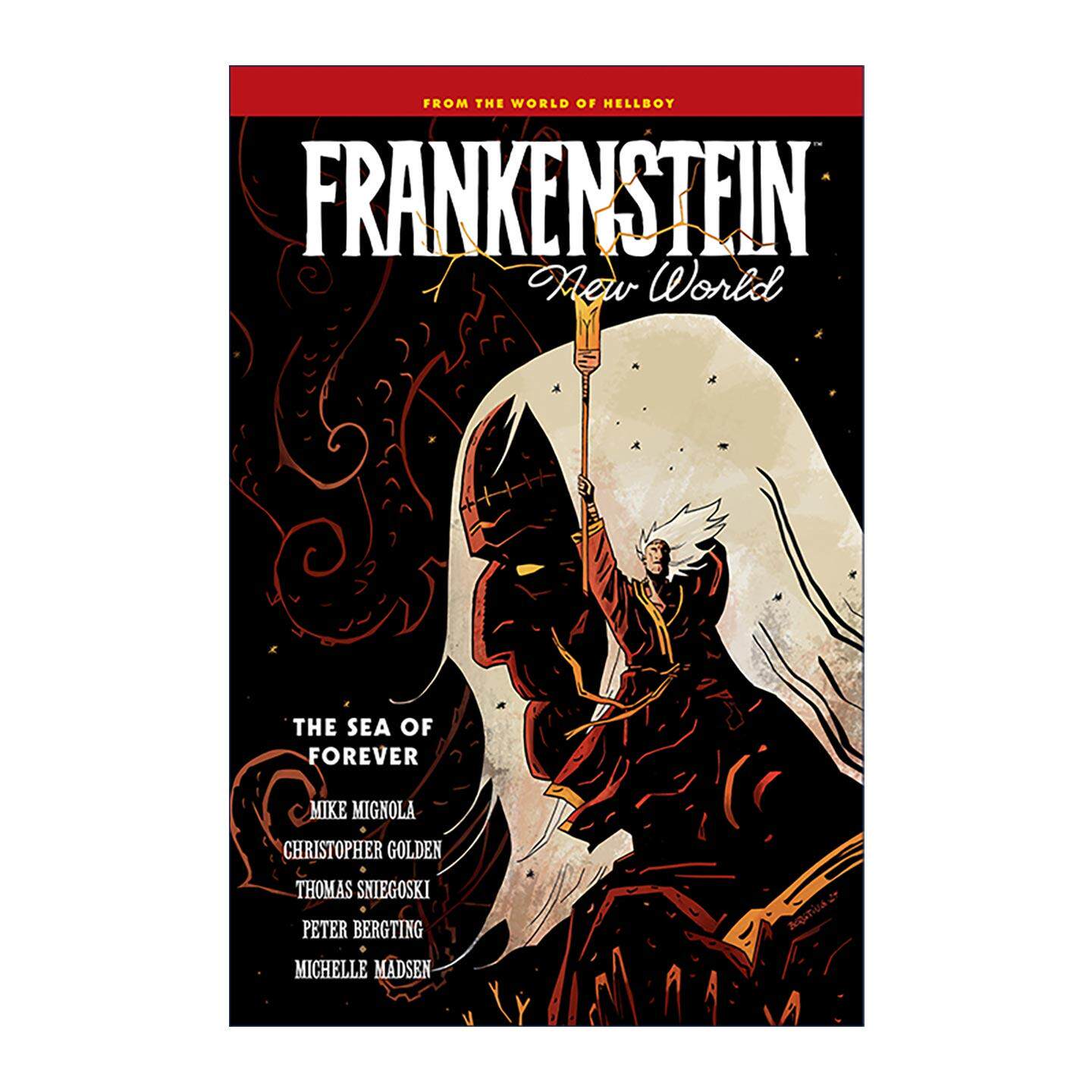 英文原版 Frankenstein New World Volume 2--The Sea of Forever 弗兰肯斯坦新世界2 地狱小子宇宙 永恒之海 1-4卷合集 黑马漫画