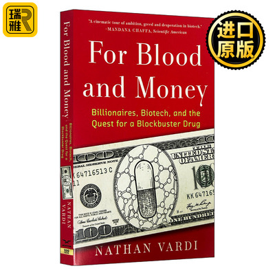 英文原版 For Blood and Money 血色财富 抗癌药背后的利益与梦想 福布斯资深编辑内森·瓦尔迪 英文版 进口英语原版书籍