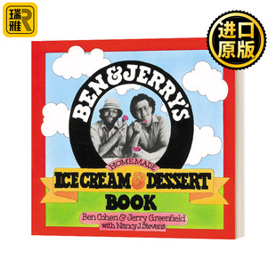 本和杰瑞自制冰淇淋和甜点书 英文原版 Ben and Jerry's Homemade Ice Cream and Dessert Book 平装 英文版 进口英语原版书籍