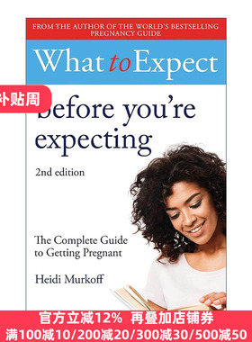 英文原版 What to Expect Before You're Expecting 海蒂备孕指南第2版 英文版 进口英语原版书籍