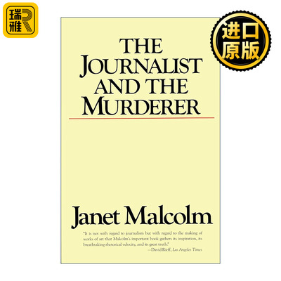 The Journalist and the Murderer 记者与谋杀犯 一个真实的故事 Janet Malcolm