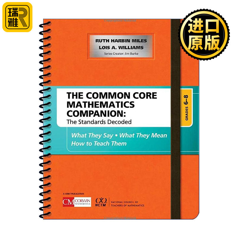 英文原版 The Common Core Mathematics Companion, Grades 6-8 6-8