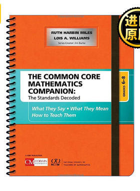 英文原版 The Common Core Mathematics Companion, Grades 6-8 6-8