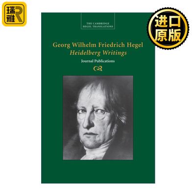 英文原版 Georg Wilhelm Friedrich Hegel: Heidelberg Writings