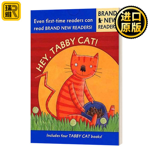 嘿,虎斑猫! 英文原版 Hey Tabby Cat Brand New Readers 4-8岁儿童幽默故事绘本 candlewick分级读物 Phyllis Root 进口英语书籍