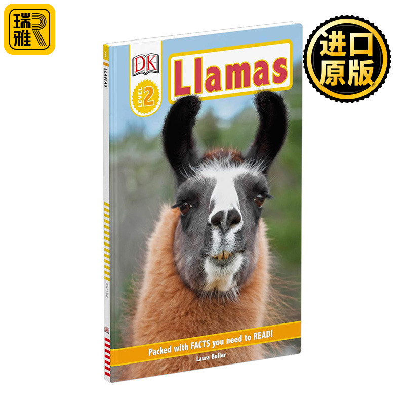 DK Readers Level 2 Llamas DK分级读物L2 英文原版