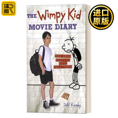 The Wimpy Kid Movie Diary     Jeff Kinney  英文原版 电影制作幕后故事 精装