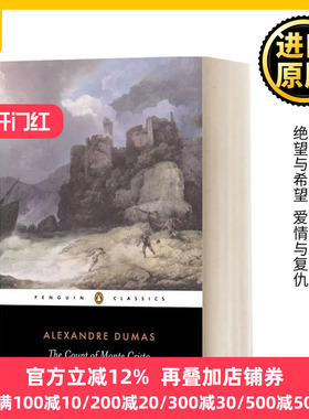 基督山伯爵 黑经典 英文原版 Count Of Monte Cristo 英文版 Alexandre Dumas 进口英语原版书籍